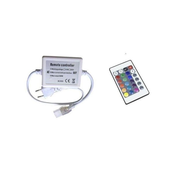 Strömförsörjningskabel - SILVER ELECTRONICS - 50m - RGB - Fjärrkontroll - Inomhus