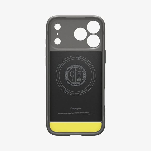 Coque Rugged Armor MagSafe Apple iPhone 17 Pro Max - Grå