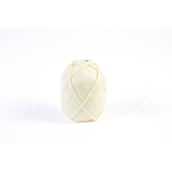 DMC - Raphia Eco Vita Raffia 50g Trikå Virkning Vävning Makramé Col. 031 Vit