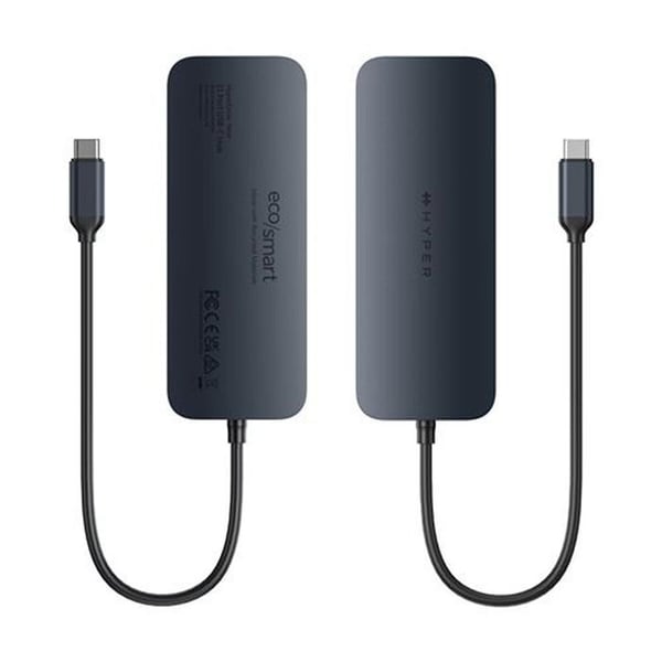 USB C-hub Hyper 11 i 1 Ecosmart Generation 2 MST 140 W Blå och Silver