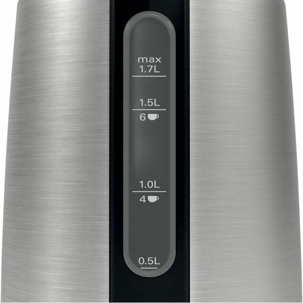 Keittokattila - BOSCH - TWK3P420 DesignLine - 2400 Watt - 1,7 litraa - Musta - Ruostumaton teräs