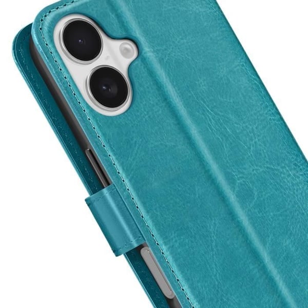 iPhone 16-fodral - Mayaxess - Plånbok - Ekologiskt läder - Avtagbar rem - Videostöd