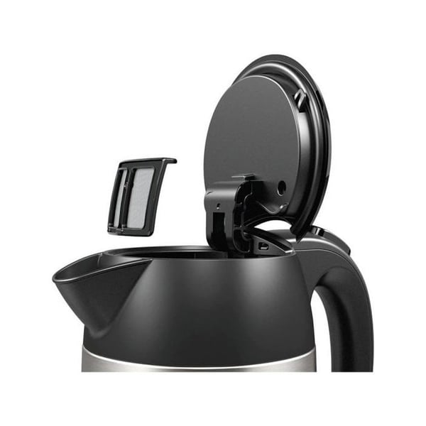 Keittokattila - BOSCH - TWK3P420 DesignLine - 2400 Watt - 1,7 litraa - Musta - Ruostumaton teräs