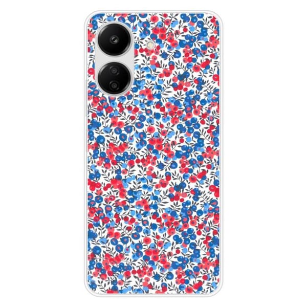 Tryckt silikonfodral kompatibelt Xiaomi Redmi 13C 4G Liberty Wiltshire Blue