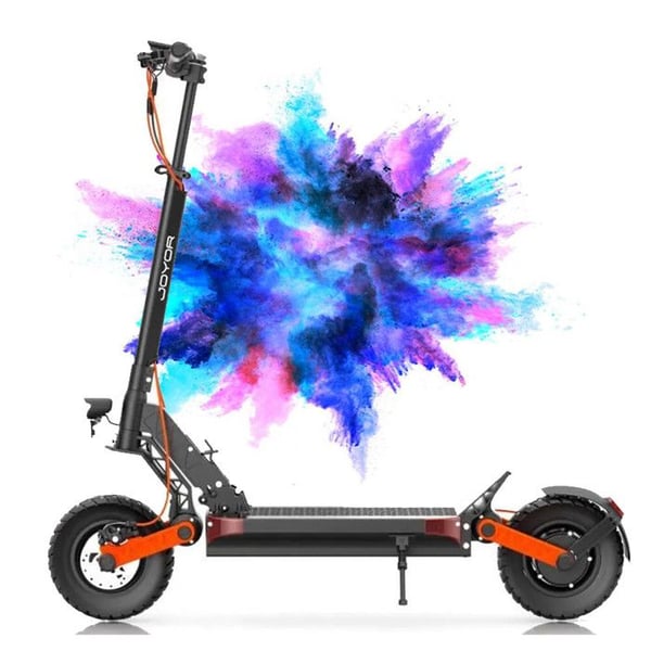 JOYOR S8 Elektrisk Sparvagn för Vuxna - 75-90KM - 48V 26Ah Räckvidd 3 Hastigheter - 10" Pneumatiska Däck för Terräng