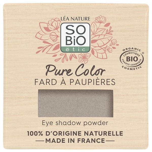 So'Bio Étic Pure Color Ögonskugga Bio N°03 Grå Ädel 3 g