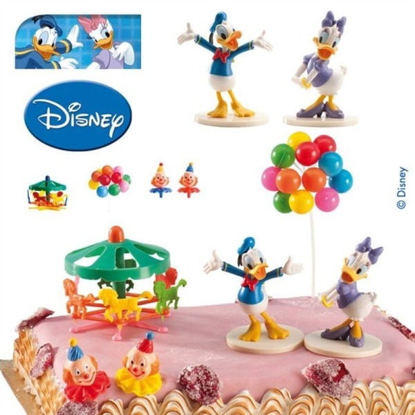 Dekora - Disney Donald och Daisy tårtfigur 6 delar