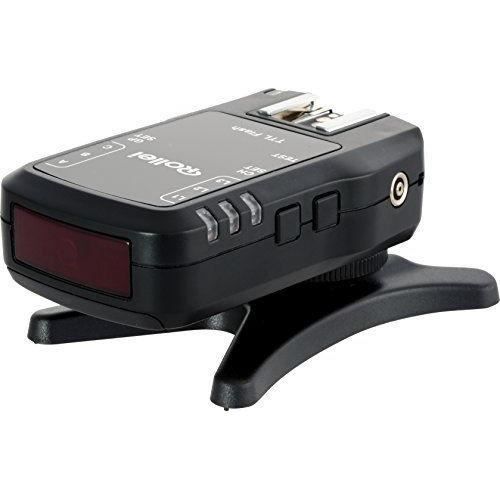 Rollei 28003 Radioblixtmottagare för Canon och Nikon - Hög synkhastighet upp till 1/8000s - Svart