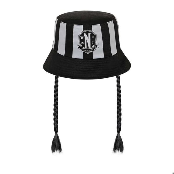 Bob Enfant Bucket - Mercredi Braid - Svart - Unik Storlek