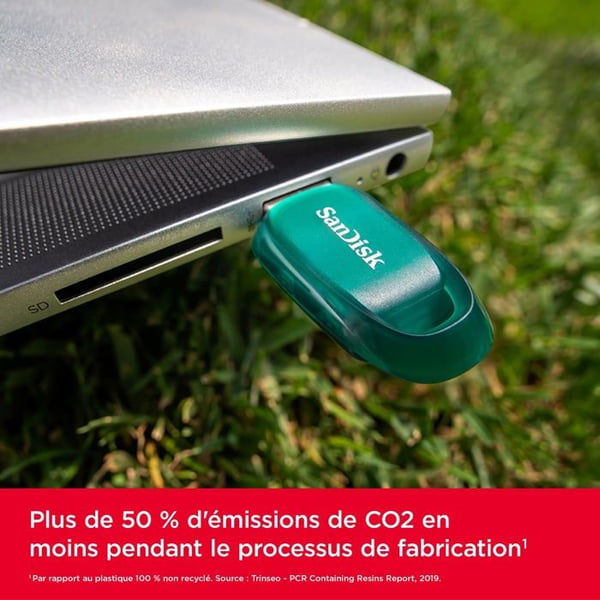 USB-nyckel - SANDISK - Cruzer Ultra Eco - 512GB - USB 3.2 Gen 1 - 100MB/s - Svart