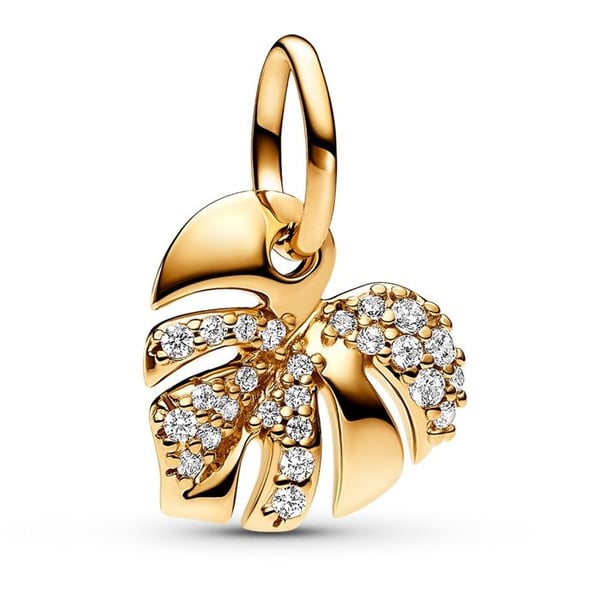 Pärla - PANDORA - 763349C01 - Guld - Zirkoniumoxid - Guldpläterad