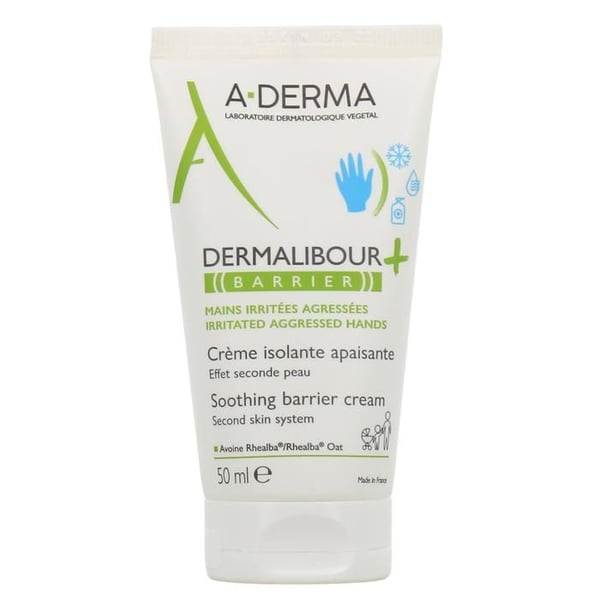 Lugnande isolerande kräm - ADERMA - DERMALIBOUR+ - 50ml - Irriterad hud - Vattentålig