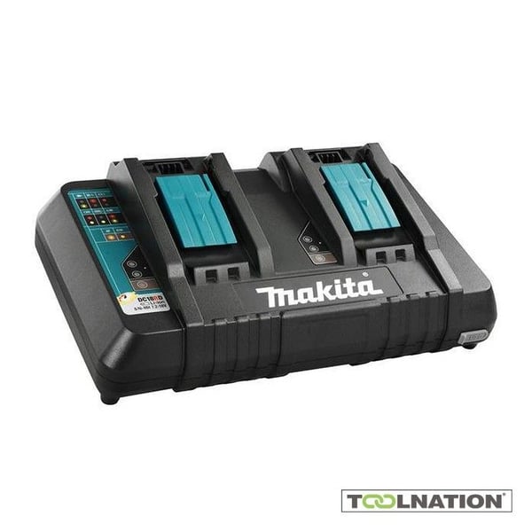Snabbladdare för två batterier 14.4V till 18V - DC18RD - MAKITA - 196933-6