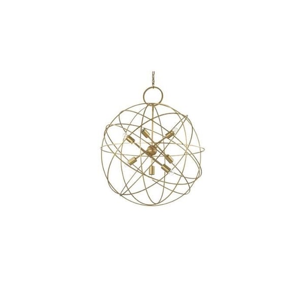 Upphängning - IDEAL LUX - KONSE - 7 glödlampor - Metall - Guld - Inomhus