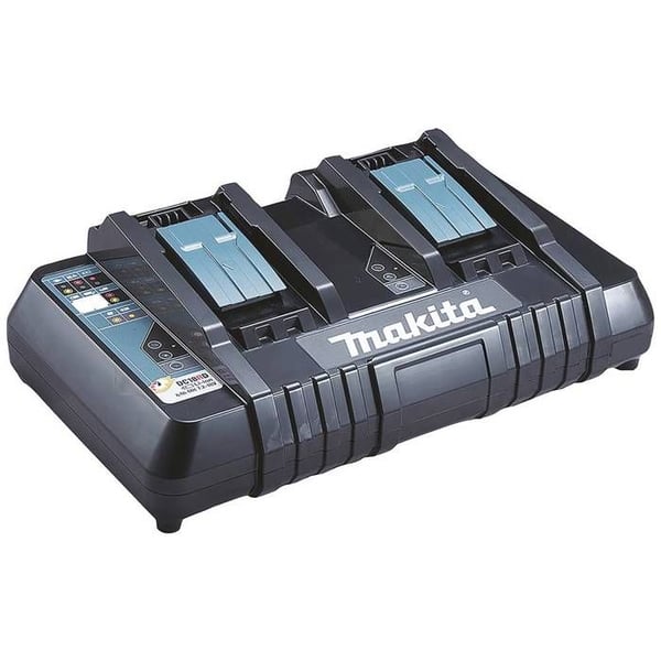 Snabbladdare för två batterier 14.4V till 18V - DC18RD - MAKITA - 196933-6