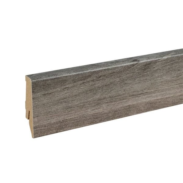 PROVISTON Modern Sockellist 18 x 58 x 2400 mm Medium (MDF) Belagd Saale Oak Decor