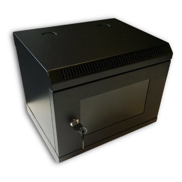 Datacom 10 6U/280 mm (glas) svart