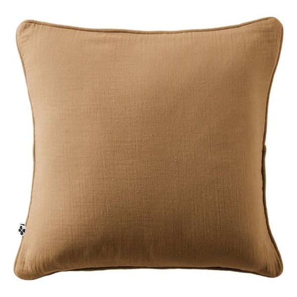 Avtagbart kuddfodral med piping "Gaïa" 45 x 45 cm "Gaze de Coton"