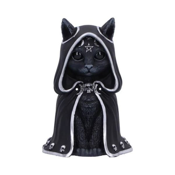 Figur - NEMESIS NOW - Zefur - 10 cm - Resina - Söt ockult katt
