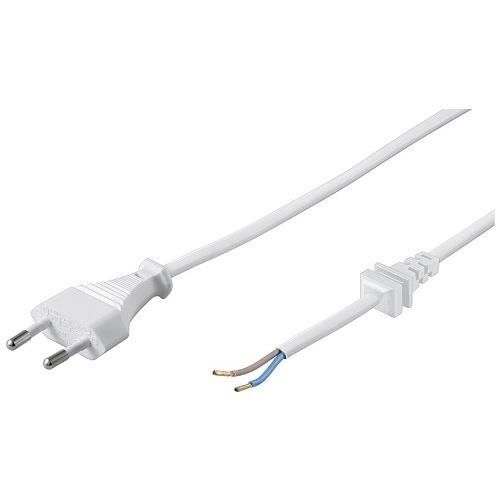 Wentronic NK 105 K W-150 strömkabel - Europeisk kontakt - Vit - 1,5 m