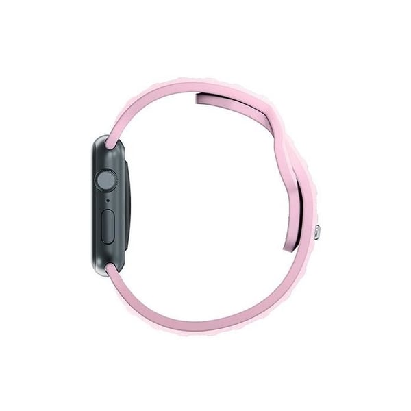 Rosa silikonfodral 3MK för Apple Watch 38 mm;