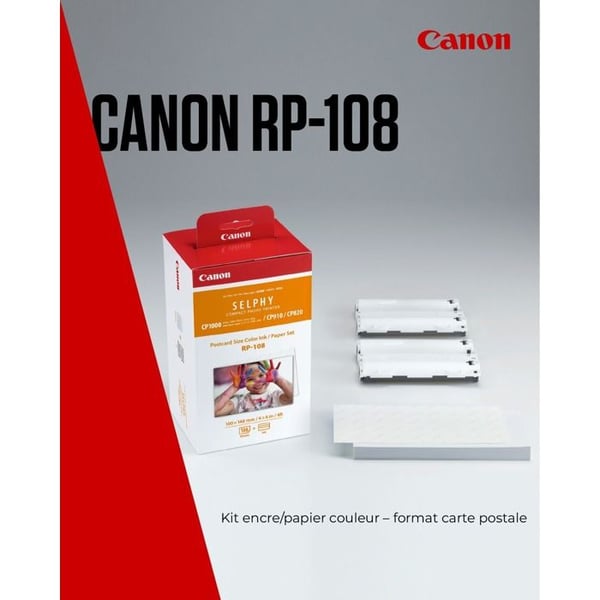 CANON Förbrukningskit papper RP-108IN för skrivare CP