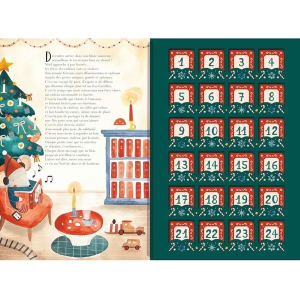 Sassi Junior - Adventskalender 24 små röda böcker