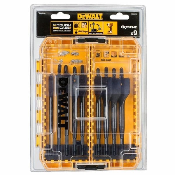 DEWALT Toughcase Extreme Puu - 9 Kappaletta - DT70751-QZ