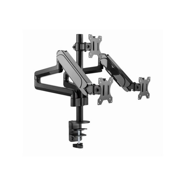Gembird MA-DA3-01 Kolmoistuki 27" VESA 100 Max 21Kg Musta
