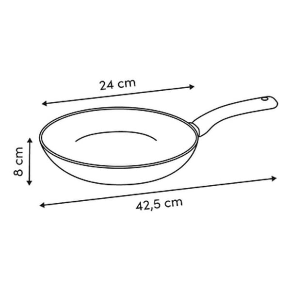 Induktionspanna "Néo" aluminium diameter 24 cm