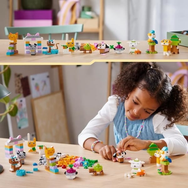 LEGO® 11034 klassiska kreativa husdjur, djurleksak, hund, katt, kanin, hamster och fågelmodell