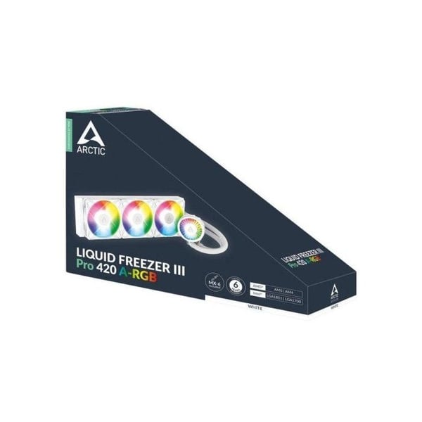 Arctic Liquid Freezer III Pro 420mm 3 A-RGB-fläktar Vit