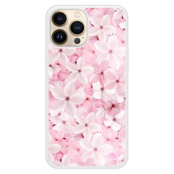 Silikonförstärkt tryckt skal kompatibelt med Apple iPhone 13 Pro Max Sakura