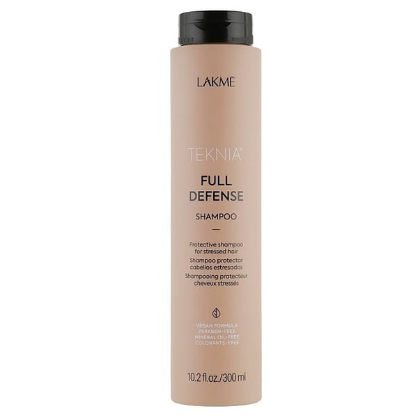 Lakme Teknia Full Defense Shampoo Skyddande för Stresståliga Hår, 300 ml