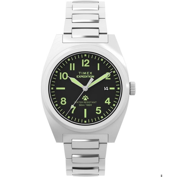 Klocka - TIMEX - TW2Y18300 - Rostfritt stål - 39 mm - Vattentålig 5 bar