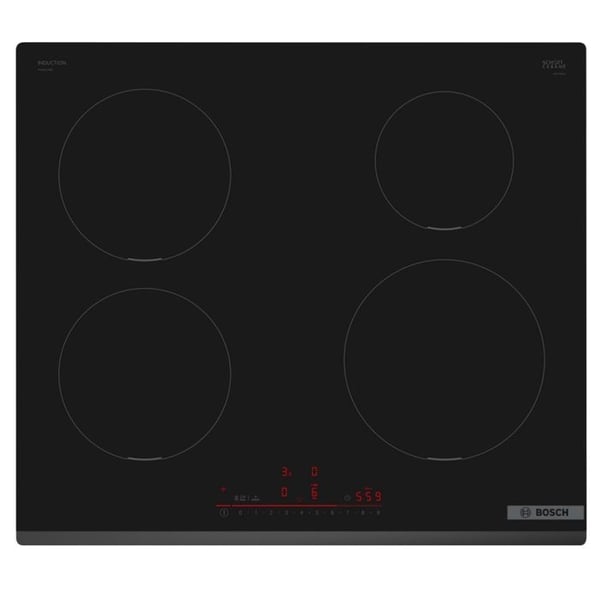Häll: BOSCH Induktion 4 brännare 59,2 / 52,2 cm PIE631HB1E