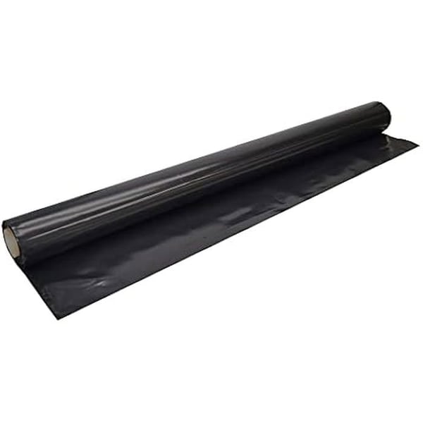 Polyetenfilm - G400 - 4 x 75 m - Hög densitet - Svart