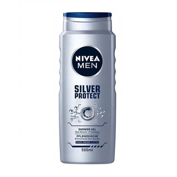 Men Silver Protect żel pod prysznic do twarzy ciała i włosów 500ml