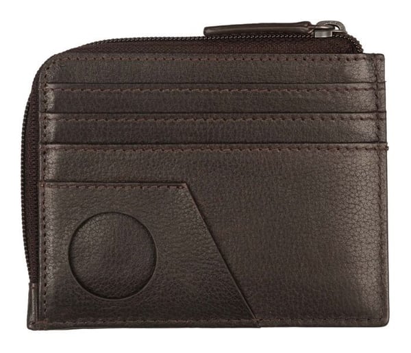 Plånbok - TOM TAILOR - Bela Micro Wallet - Högkvalitativt läder - Kompakt - Mörkbrun