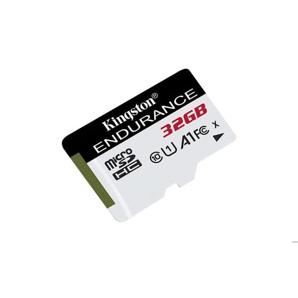 KINGSTON High Endurance Micro SDHC-kort - 32 GB - Klass 10/UHS-I (U1) - 95 MB/s Läs - 30 MB/sSpace Write