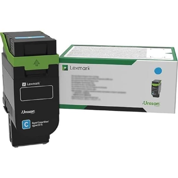 Cyan tonerkassett - Lexmark CS632dwe, CX635adwe - Original - Box - LCCP, LRP