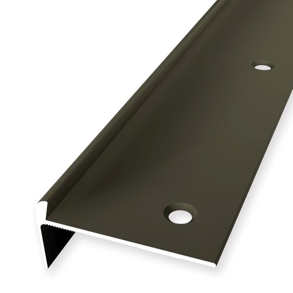Näpprosprofil 22 x 48 x 2500 mm Aluminiumvinkelprofil olika varianter Küberit Brons