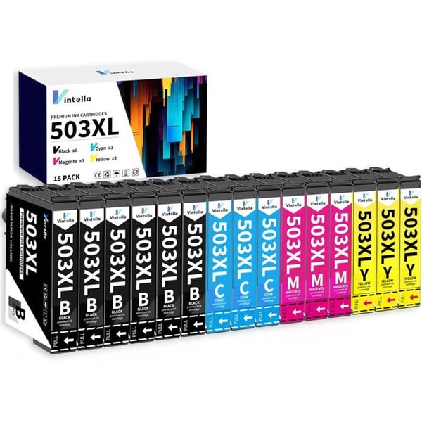 503Xl Multipack Bläckpatron För Epson 503 Xl För Epson Expression Home Xp-5200 Xp-5205 Xp5200 Xp5205 Workforce Wf-296[J215]