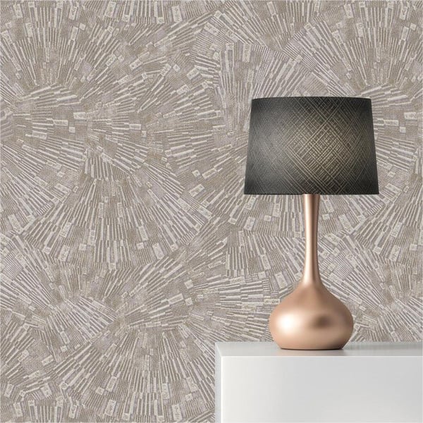 3D-effekt tapet Arianna M1-No.3398 Non-woven tapet Beige Grafisk