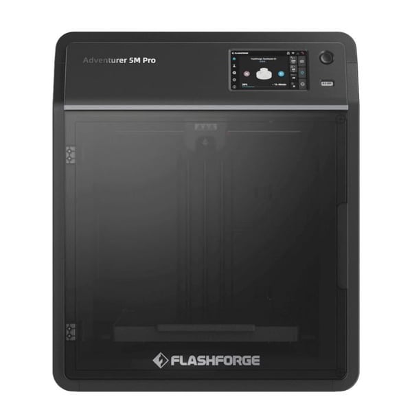 3D-printer - Flashforge - Adventurer 5M Pro - Sort Farve - Lukket Design - Alsidig