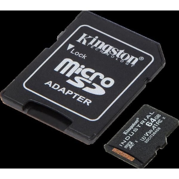 Micro SD Hukommelseskort - KINGSTON - 64 Go - C10 - UHS-I - Hastighed 100 Mo/s