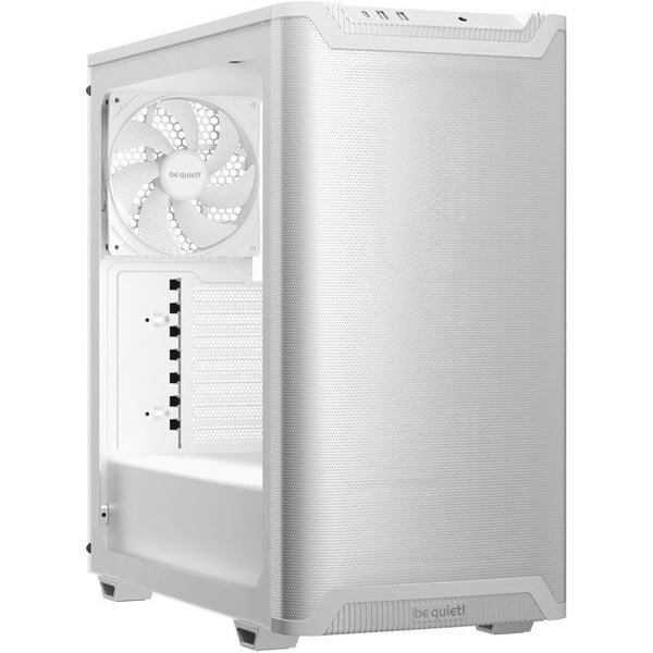 PC-chassi - BE QUIET! Pure Base 501 Airflow Window White - Hög airflow - Härdat glas - 2x 140 mm PWM - Vattenkylning 360 m