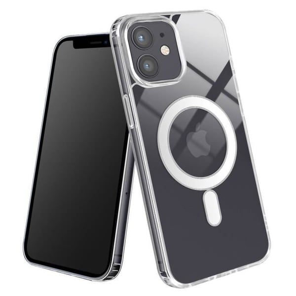 AVIZAR Fodral till iPhone 12 Mini - Stötsäker, förstärkta hörn, genomskinlig