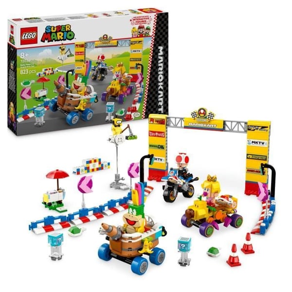 LEGO Super Mario 72036 Mario Kart – Baby Peach og Grand Prix sæt - Legetøjsmotorcykel
