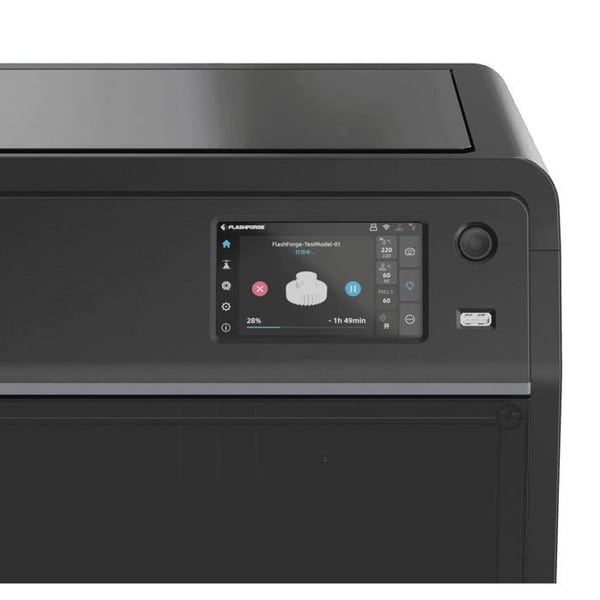 3D-printer - Flashforge - Adventurer 5M Pro - Sort Farve - Lukket Design - Alsidig